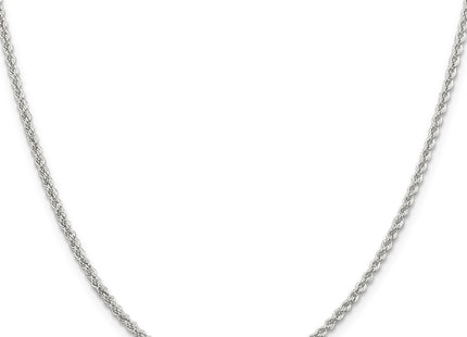 Sterling silver rope link chain, alternate view
