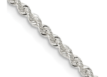 Sterling silver rope link chain