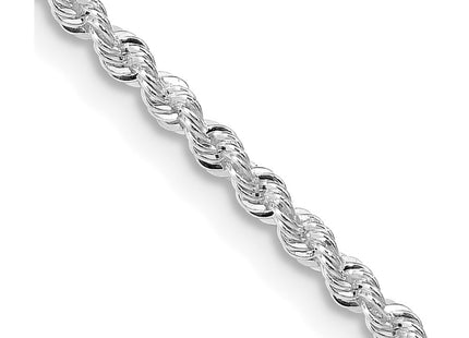 Sterling silver rope link chain