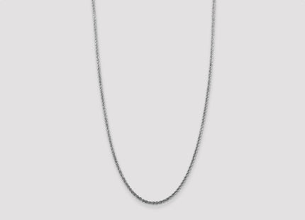 Sterling silver rope link chain, additional view