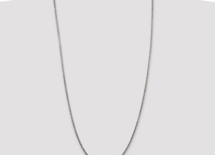 Sterling silver rope link chain