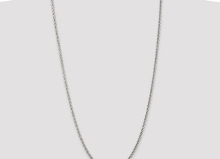 Sterling silver rope link chain