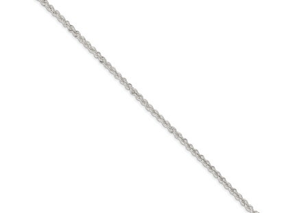 Sterling Silver Solid Rope Chain, 7 x 3mm