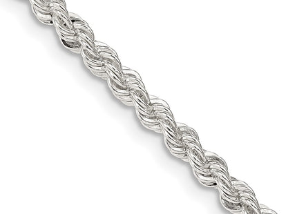 Sterling silver rope link chain