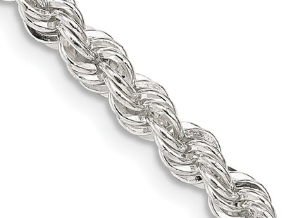 Sterling silver rope link chain