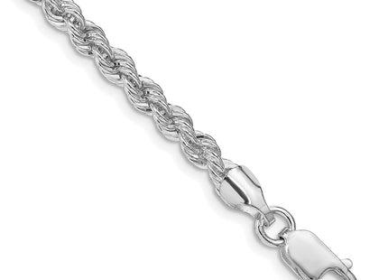 Sterling silver rope link chain