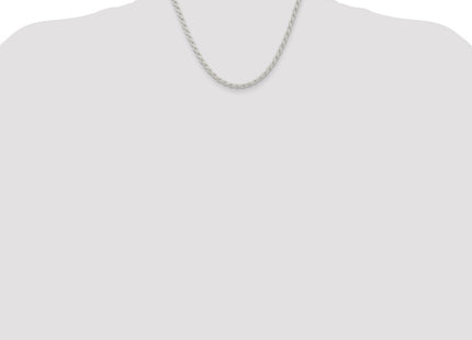 Sterling silver rope link chain