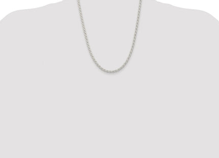 Sterling silver rope link chain