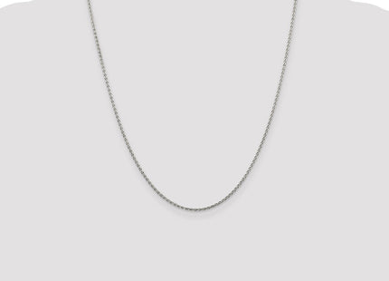Sterling Silver Diamond-cut Spiga Chain (Style QDS045-22)