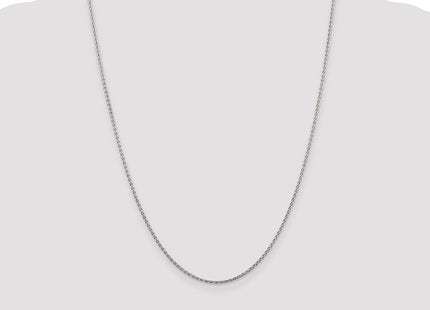 Sterling Silver Diamond-cut Spiga Chain (Style QDS045-24)