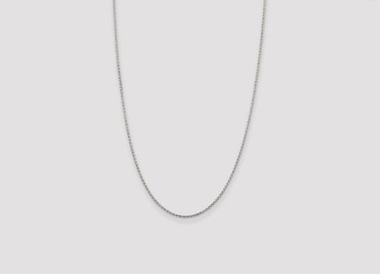 Sterling Silver Diamond-cut Spiga Chain (Style QDS045-26)
