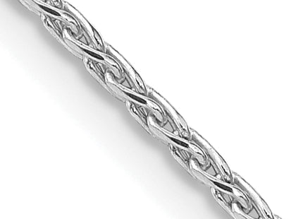 Sterling Silver Rhodium-plated Diamond-cut Spiga Chain, 24 x 1.5mm
