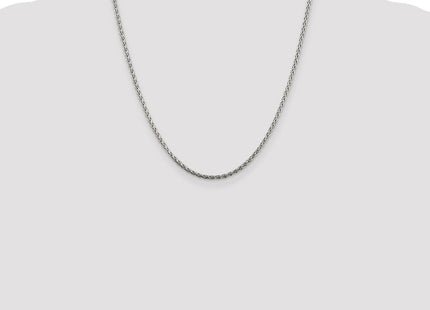 Sterling Silver Diamond-cut Spiga Chain (Style QDS060-20)