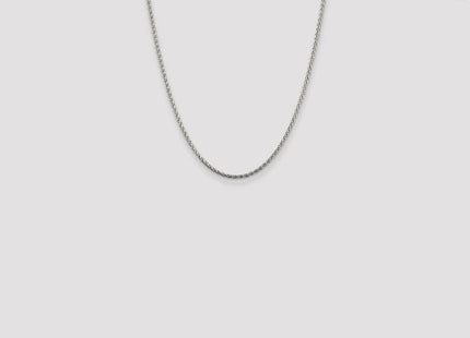 Sterling Silver Diamond-cut Spiga Chain (Style QDS060-22)
