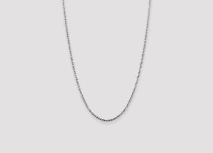 Sterling Silver Diamond-cut Spiga Chain (Style QDS060-26)