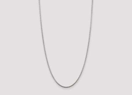 Sterling Silver Diamond-cut Spiga Chain (Style QDS060-28)