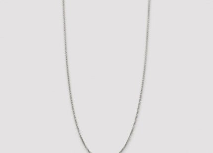Sterling Silver Rhodium-plated Diamond-cut Spiga Chain (Style QDS060R-30)