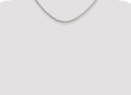 Sterling Silver Diamond-cut Spiga Chain (Style QDS080-16)