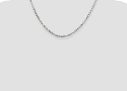 Sterling Silver Diamond-cut Spiga Chain (Style QDS080-18)