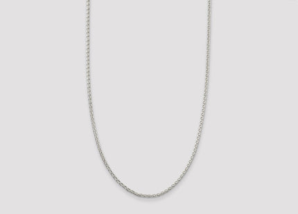 Sterling Silver Diamond-cut Spiga Chain (Style QDS080-22)