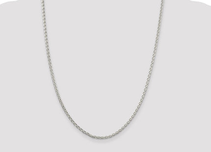 Sterling Silver Diamond-cut Spiga Chain (Style QDS080-24)