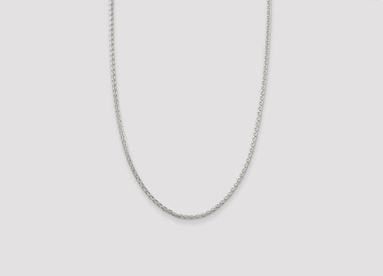 Sterling Silver Diamond-cut Spiga Chain (Style QDS080-26)