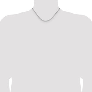 Sterling Silver Diamond-cut Square Spiga Chain (Style QDSS045-16)