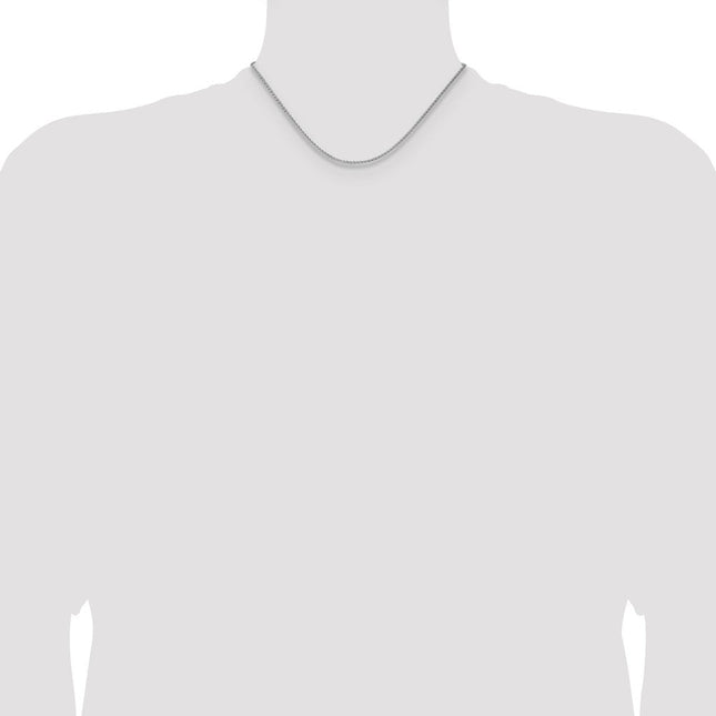 Sterling Silver Diamond-cut Square Spiga Chain, 16 x 2.1mm