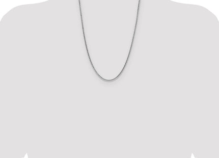 Sterling Silver Diamond-cut Square Spiga Chain (Style QDSS060-24)