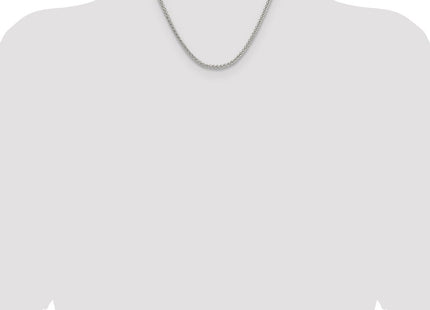 Sterling Silver Diamond-cut Square Spiga Chain (Style QDSS080-18)