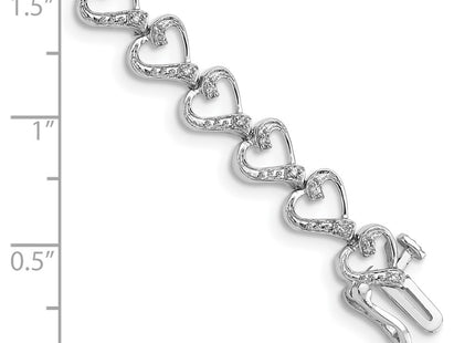 Sterling Silver Bracelets Style QDX1018 - Classique Jewelry Inc.
