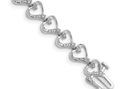 Sterling Silver Bracelets Style QDX1018 - Classique Jewelry Inc.