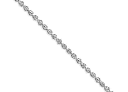 Sterling Silver Bracelets Style QDX1040 - Classique Jewelry Inc.