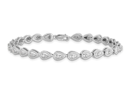 Sterling Silver Bracelets Style QDX1040 - Classique Jewelry Inc.