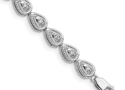 Sterling Silver Bracelets Style QDX1040 - Classique Jewelry Inc.