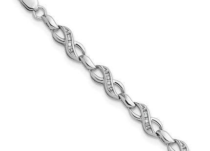 Sterling Silver Bracelets Style QDX1053 - Classique Jewelry Inc.