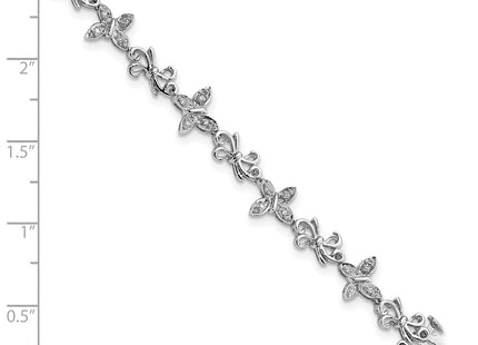 Sterling Silver Bracelets Style QDX1068 - Classique Jewelry Inc.