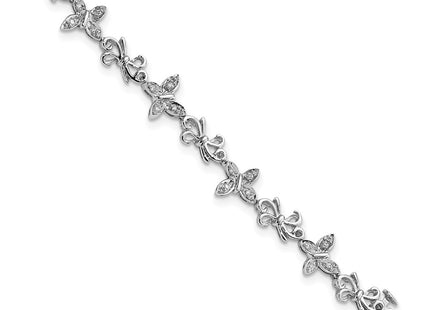 Sterling Silver Bracelets Style QDX1068 - Classique Jewelry Inc.