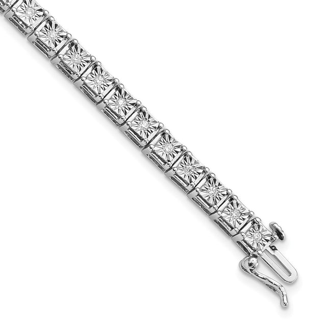 Sterling Silver Bracelets Style QDX1098 - Classique Jewelry Inc.