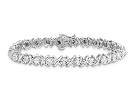 Sterling Silver Bracelets Style QDX1107 - Classique Jewelry Inc.