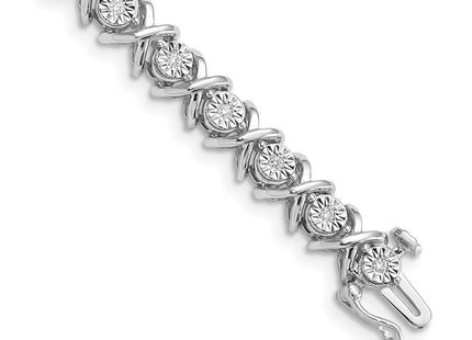 Sterling Silver Bracelets Style QDX1107 - Classique Jewelry Inc.