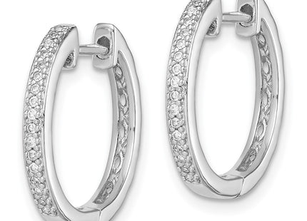 Sterling Silver Earrings Style QDX112 - Classique Jewelry Inc.