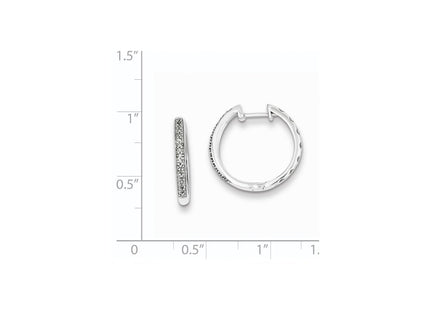 Sterling Silver Earrings Style QDX112 - Classique Jewelry Inc.