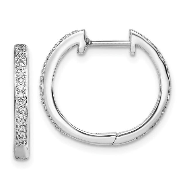 Sterling Silver Earrings Style QDX112 - Classique Jewelry Inc.