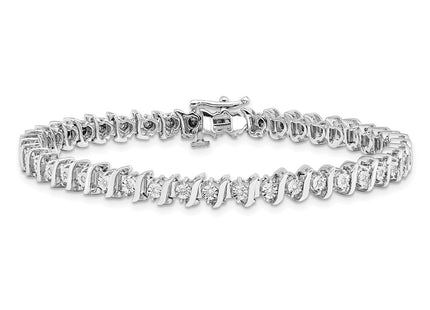 Sterling Silver Bracelets Style QDX1129 - Classique Jewelry Inc.