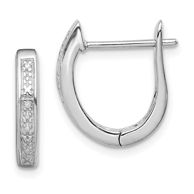 Sterling Silver Earrings Style QDX117 - Classique Jewelry Inc.