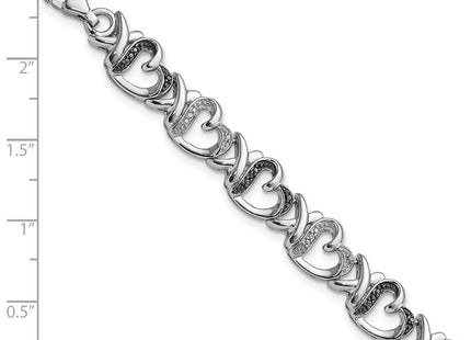 Sterling Silver Bracelets Style QDX1212 - Classique Jewelry Inc.