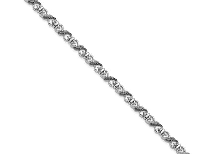 Sterling Silver Bracelets Style QDX1215 - Classique Jewelry Inc.