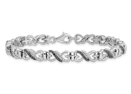 Sterling Silver Bracelets Style QDX1215 - Classique Jewelry Inc.