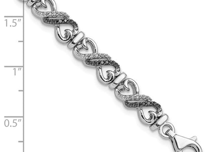 Sterling Silver Bracelets Style QDX1215 - Classique Jewelry Inc.